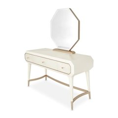 La Rachelle Vanity with Mirror - Champagne