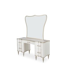 London Place Vanity with Mirror - Creamy Pearl