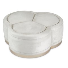 Malibu Crest Cocktail Ottoman - Chardonnay