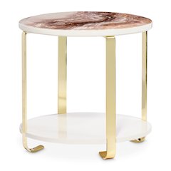 Ariana End Table - Gold