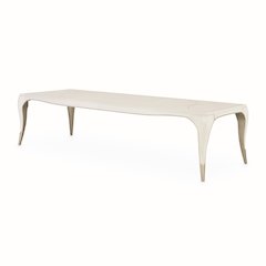 London Place Rectangular Dining Table - Creamy Pearl
