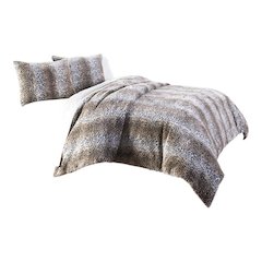 Kasbah 3-Piece Queen Duvet Set - Brown