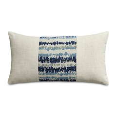 Blue My Mind Antigua 13" x 24" Pieced Oblong Pillow, Set of 2 - Navy