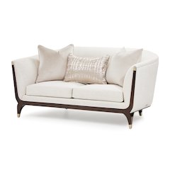 Paris Chic Loveseat - Cremini/Espresso