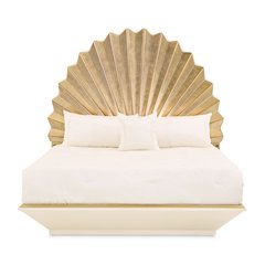 Fantosini King Fan Bed - Gold Leaf