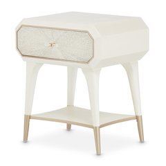 La Rachelle 1-Drawer Nightstand - Champagne