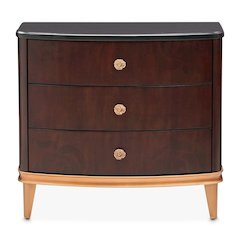 Camellia Field Nightstand - Warm Pecan