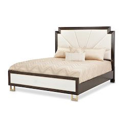 Belmont Place East King Upholstered Bed - Espresso