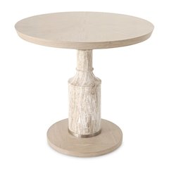 Lotus Bay 40" Round Gathering Table - Sand
