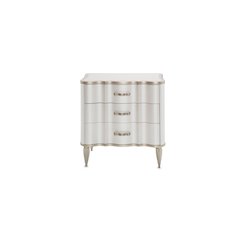 London Place Nightstand - Creamy Pearl