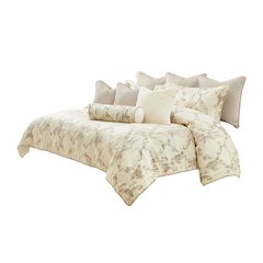 Glennridge 10-Piece King Comforter Set - Frost