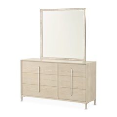 Lotus Bay Small Dresser with Mirror - Sand