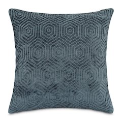 Blue My Mind Sutter 19" Square Pillow, Set of 2 - Pacific