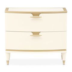 La Terrazza Nightstand, Large - Creamy Pearl