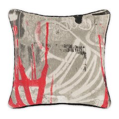 Uptown Downtown Bronx 19" Square Throw Pillow, Set of 2 - Firefly