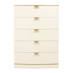 La Terrazza 5-Drawer Chest - Creamy Pearl