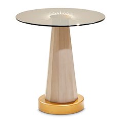 St. Charles Chairside Table - Dove Gray