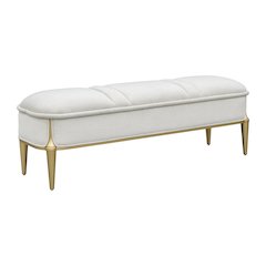 Scotts Square Accent Bench - Light Champagne