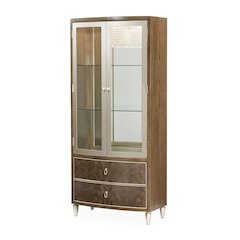 Villa Cherie Display Cabinet - Hazelnut