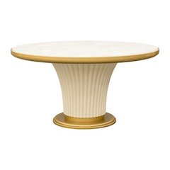 Scotts Square Round Dining Table - Light Champagne