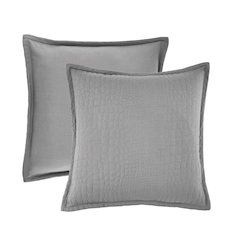 Trent 26" Euro Sham - Gray