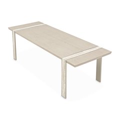 Lotus Bay Narrow Rectangular Dining Table - Sand