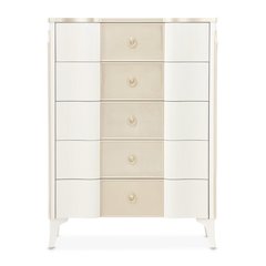 La Marisia 5-Drawer Chest - Creamy Pearl