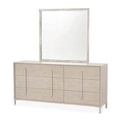 Lotus Bay Large Dresser with Mirror - Sand