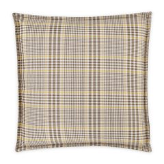 Newport Leeds 17" Plaid Throw Pillow, Set of 2 - Pewter
