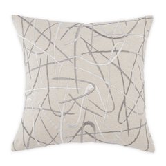 GLAMtasic Exposition 20" Square Pillow, Set of 2 - Natural