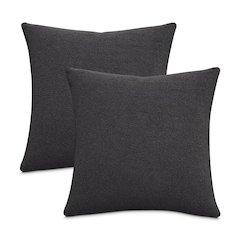 Shepard 21" Square Throw Pillow, Set of 2 - Dove Gray