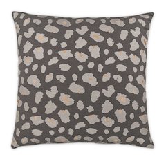 Explorer Simba 22" Square Throw Pillow, Set of 2 - Charcoal Gray