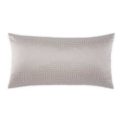 GLAMtastic Casey 13"x24" Oblong Pillow - Silver