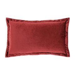 Conner 13" x 22" Oblong Velvet Pillow, Set of 2 - Sangria
