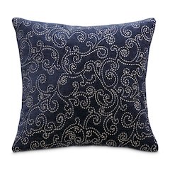 Blue My Mind Darling 19" Square Pillow, Set of 2 - Navy