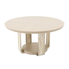 Lotus Bay 60" Round Dining Table - Sand