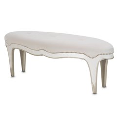 London Place Bed Bench - Creamy Pearl