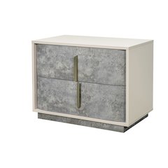 Pavira 2-Drawer Nightstand - Stone