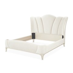 La Marisia Upholstered King Bed - Tranquil/Champagne Gold