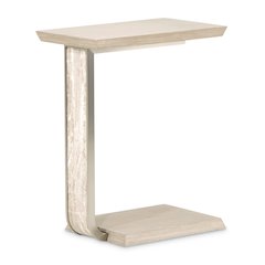 Lotus Bay C-Shaped Accent Table - Sand