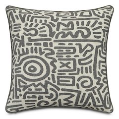 Explorer Halsey 19" Square Pillow, Set of 2 - Slate