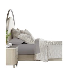 Messina 4-Piece King Quilt Set - Platinum