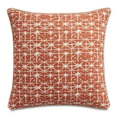 Sundance Foster 20" Square Throw Pillow, Set of 2 - Spice Orange