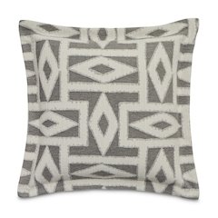 Moonbeam Chadwick 21" Square Pillow, Set of 2 - Shadow