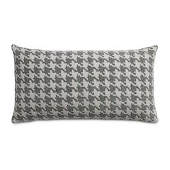 Moonbeam Georgia 13" x 24" Chenille Pillow, Set of 2 - Dove Gray