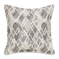 Moonbeam Mamba 20" Flange Pillow, Set of 2 - Graphite
