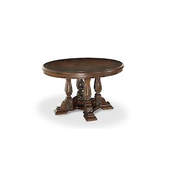 Windsor Court Round Dining Table - Vintage Fruitwood