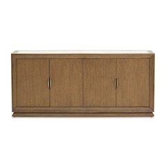 Portrait Sideboard with LED Lights - Sienna Brown