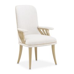 La Terrazza Dining Arm Chair, Set of 2 - Creamy Pearl