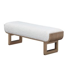 West Kensington Accent Bench - Sea Salt Caramel